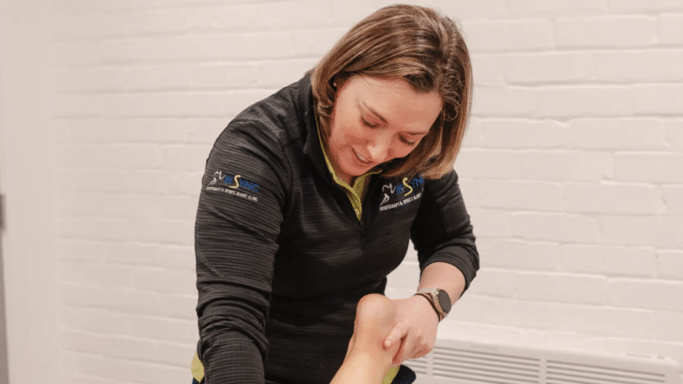 News 2 Physiotherapist assessing a patient at InSync Therapy, Hexham